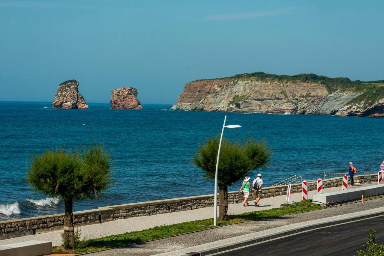 Première ligne de plage, face à la mer Hendaye Exterior foto